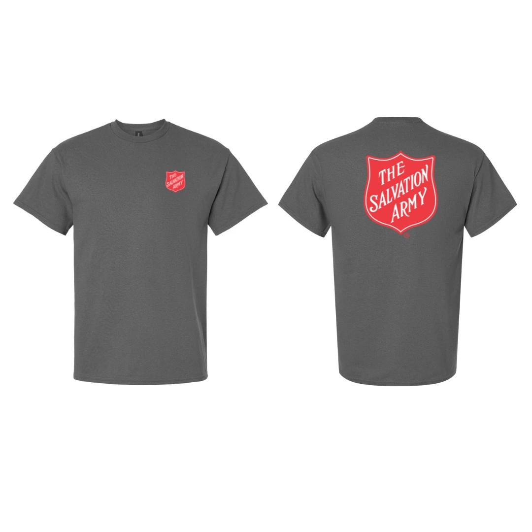 T-Shirt With Shield Front & Back - The Salvation Army Trade Central