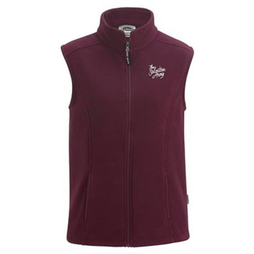 Ladies Vest; Maroon w/TSA