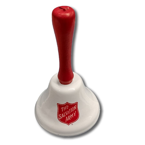 White Tea Bell with The Salvation Army Shield