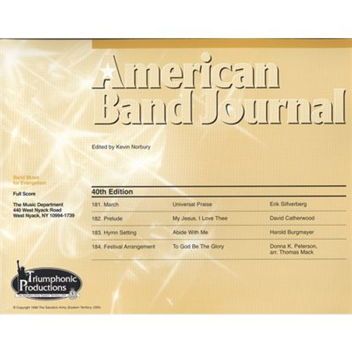 American Band Journal #40 (181-184)