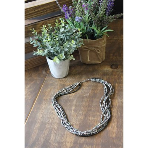 Dorcus Beads 6 Strand Necklace 