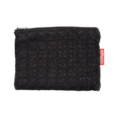 Small Embroidered Coin Purse Dhaka Black Small Embroidered Coin Purse Dhaka Black