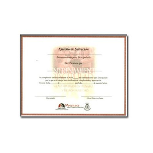 Discipleship Certificate Spanish