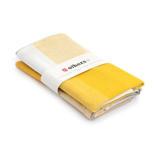 Yellow Gradient Tea Towels