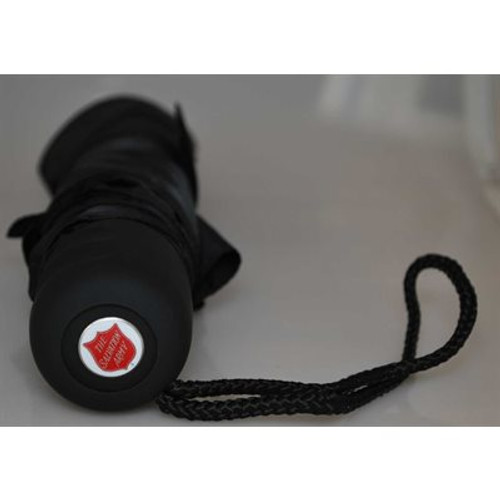 42" Black Umbrella With Shield