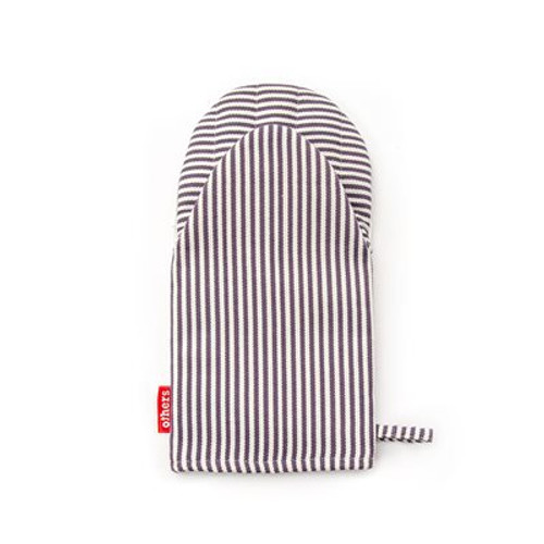 Oven Mitt Blue/White Stripes