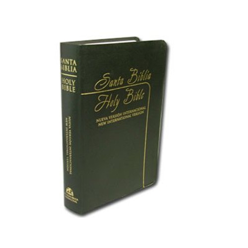 Bible English/Spanish Niv Blk Soft Leather