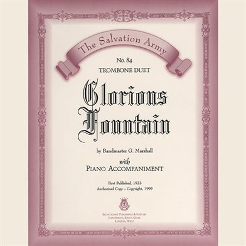 Classic Series #84 - Glorious Fountain - Solo For Trombone Classic Series #84 - Glorious Fountain - Solo For Trombone