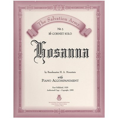 Classic Series #5 - Hosanna  - Solo For Bb Cornet