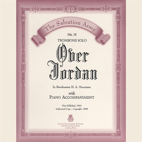 Classic Series #76 - Over Jordan  - Solo For Trombone