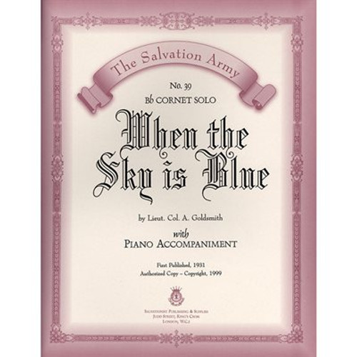 Classic Series #39 - When The Sky Is Blue  - Solo For Bb Cornet