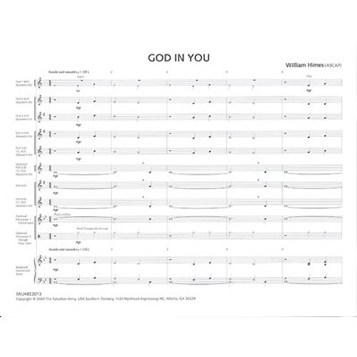 God in You - score