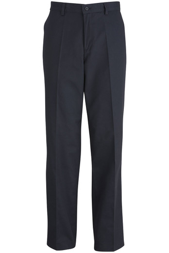 Utility pants Navy blue flat front