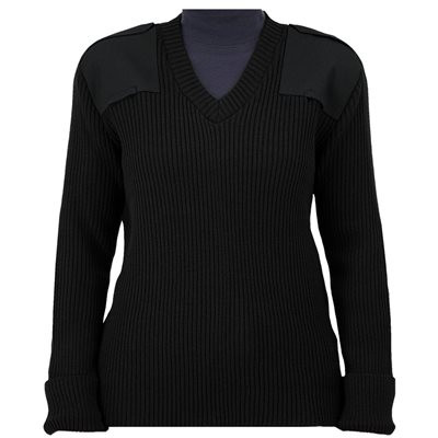 kastane 【UNISEX】COMMANDO SWEATER 【新品未使用】 Commando V-Neck Unisex Black Sweater - M&H Uniforms