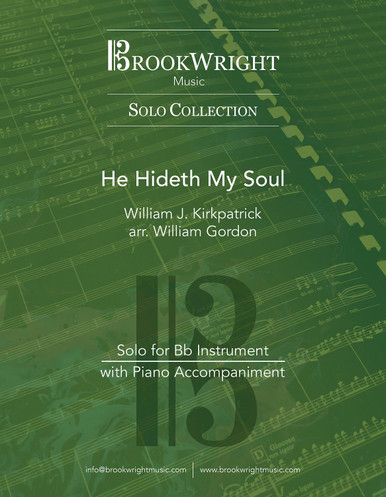 He hideth my soul (Printed)