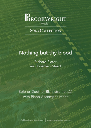 Nothing but thy blood (Printed)