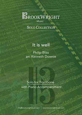 It is well - Trombone Solo with Piano (Philip Bliss arr. Kenneth Downie) (Download)