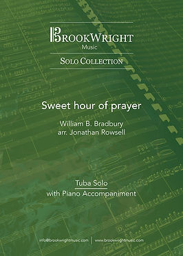 Sweet hour of prayer - Tuba Solo with Piano (arr. Jonathan Rowsell)(Printed)
