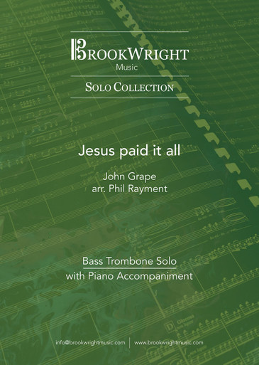 Jesus Paid It All (Printed)