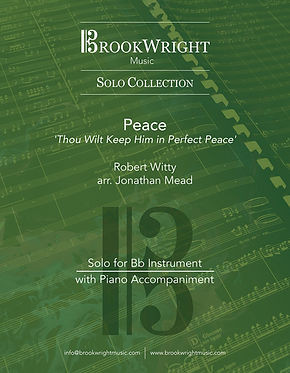 Peace (Solo for Bb Instrument with Piano) Robert Witty arr. Jonathan Mead (Download)