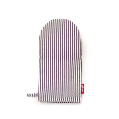 Oven Mitt Blue/White Stripes