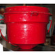 XLarge Red Metal Kettle