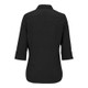 Ladies' Black Button Up Shirt W/Shield Embroidery