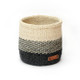 Sisal Basket - White & Black