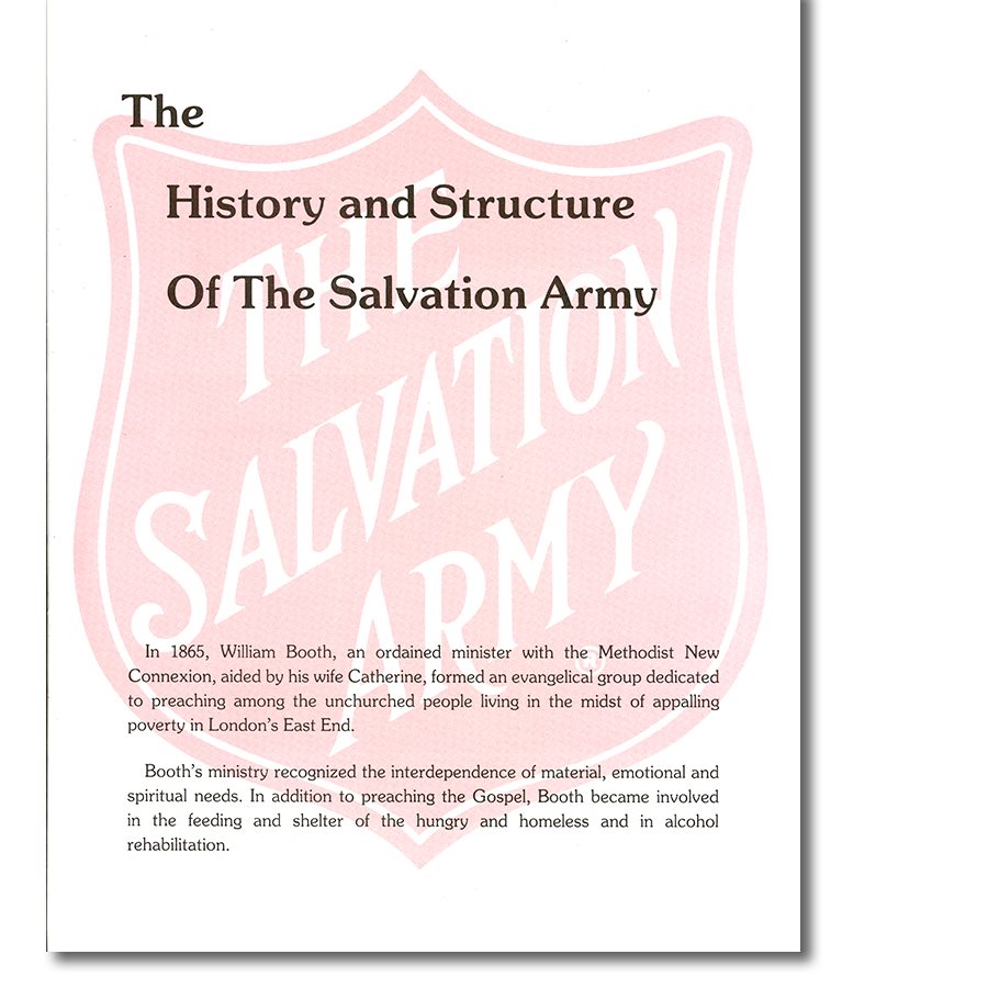 The History and Structure of The Salvation Army The Salvation Army