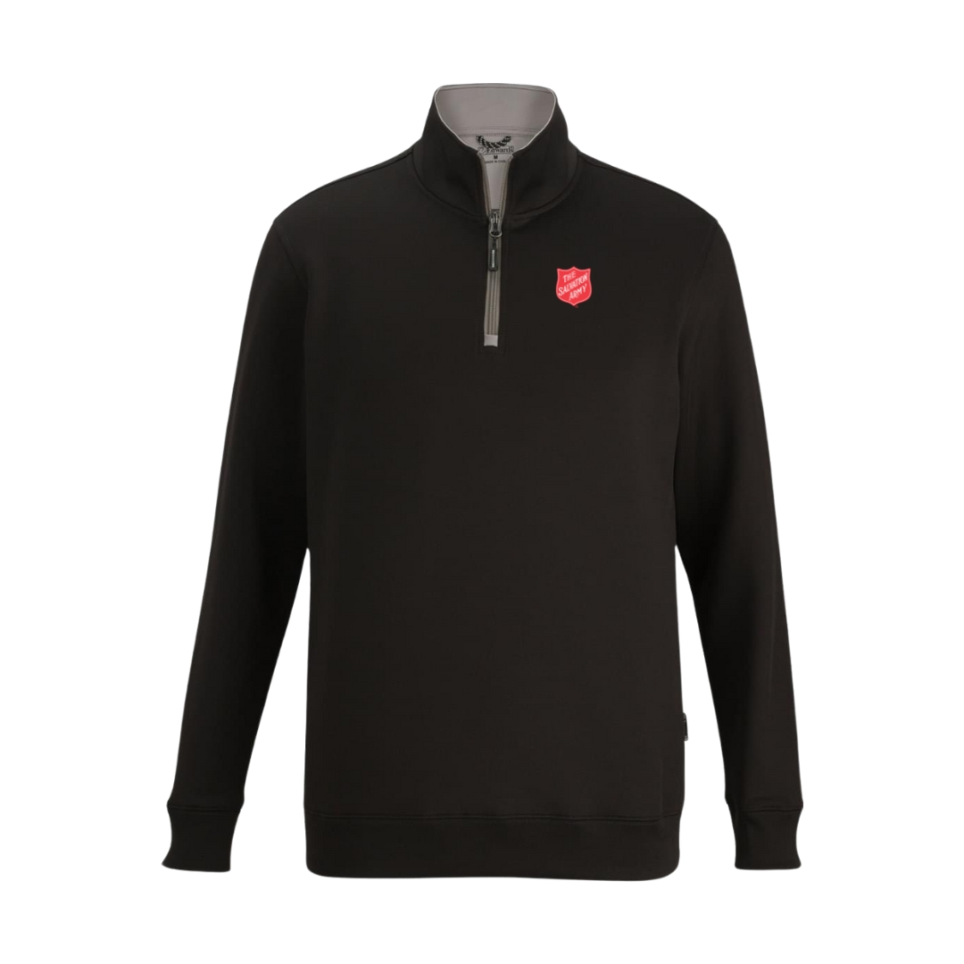 Unisex 1/4 Zip Pullover w/Shield - The Salvation Army Trade Central