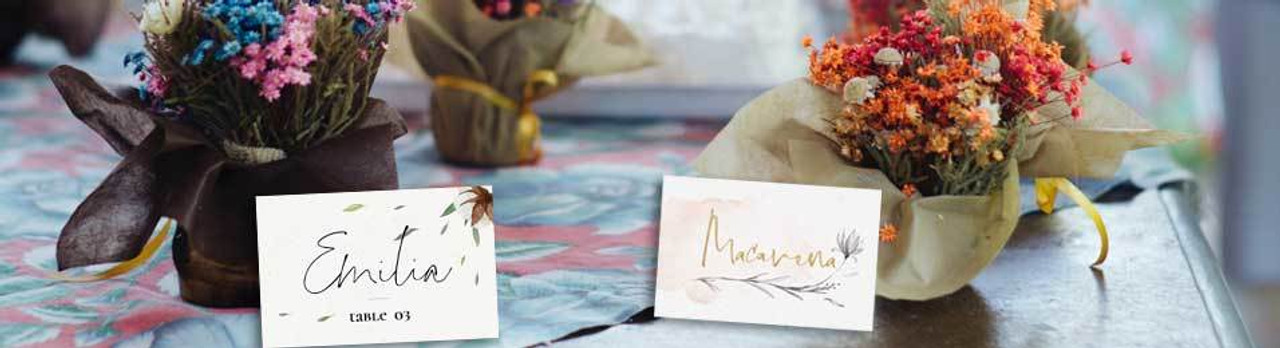 A to Z Calligraphy: Simple Script Placecards