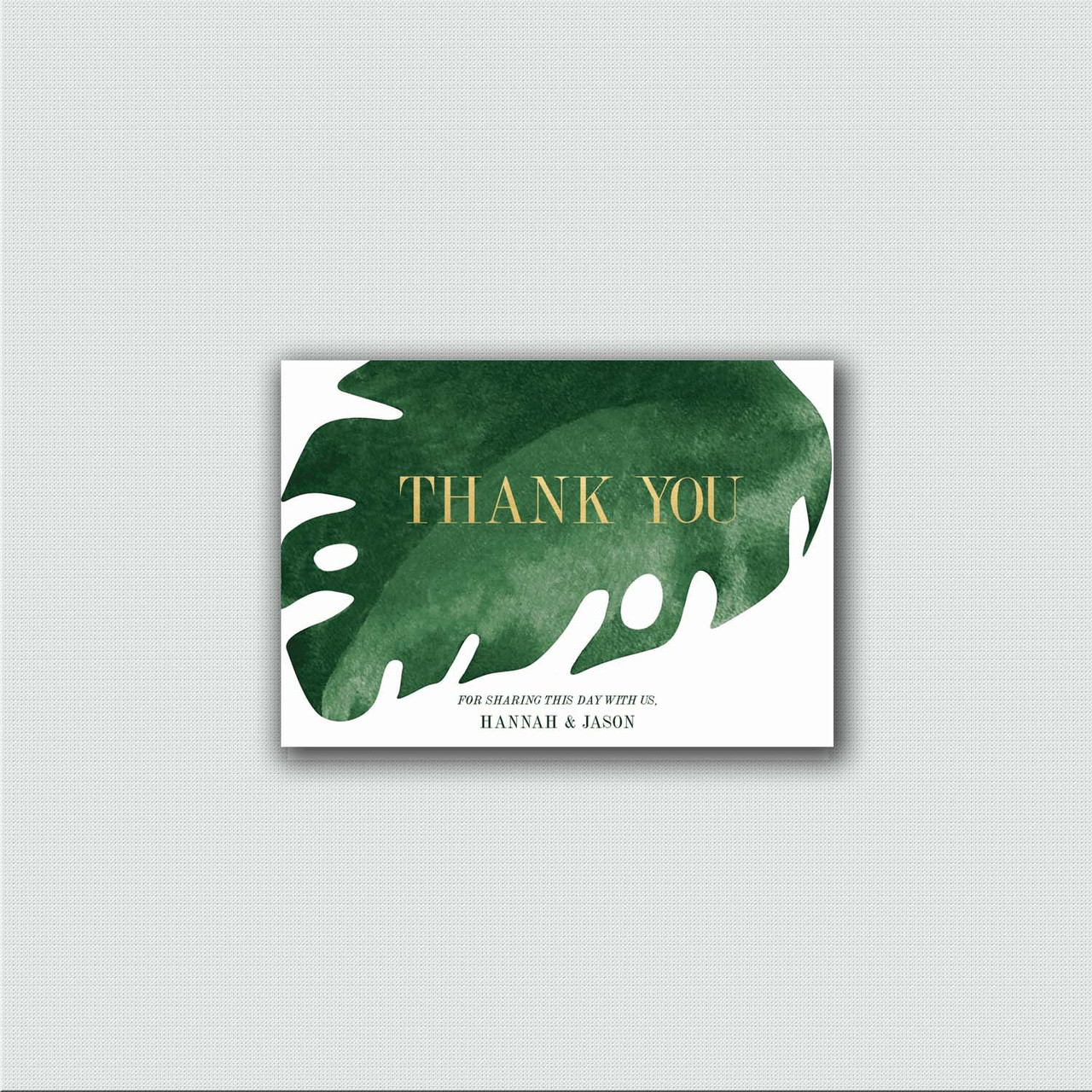Elegant Tropical Save the Date Cards
