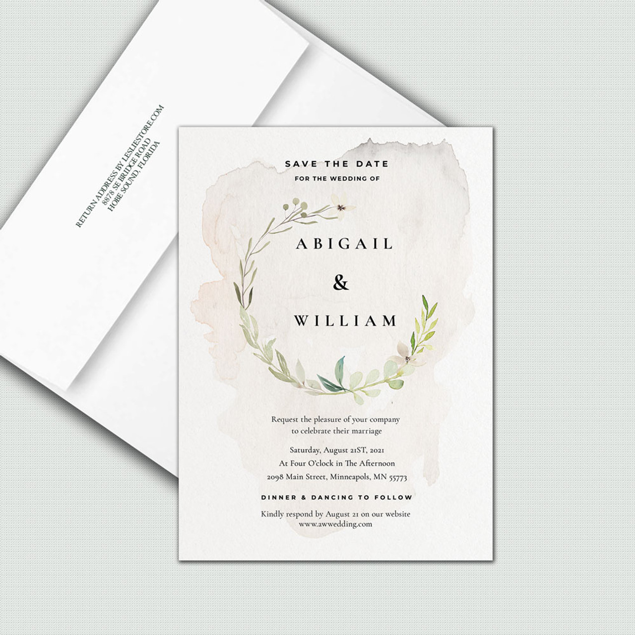 Abigail Save the Date Cards, Wedding Suite