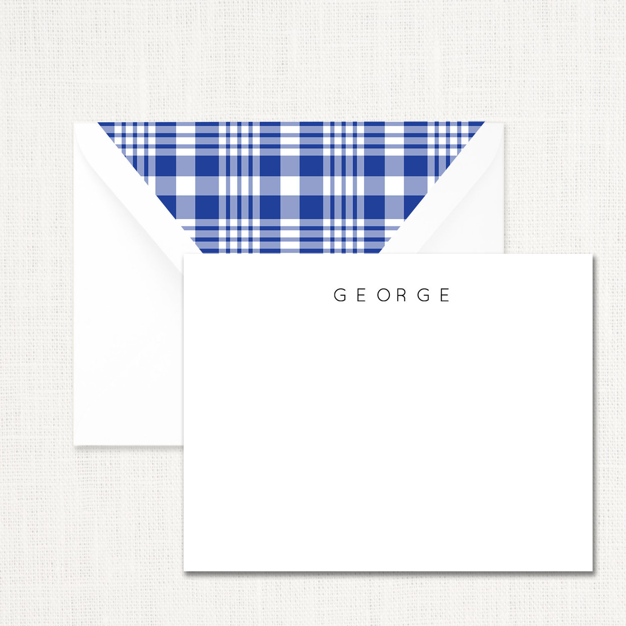 Personalized Stationery Sets, Notes Box Leslie Store