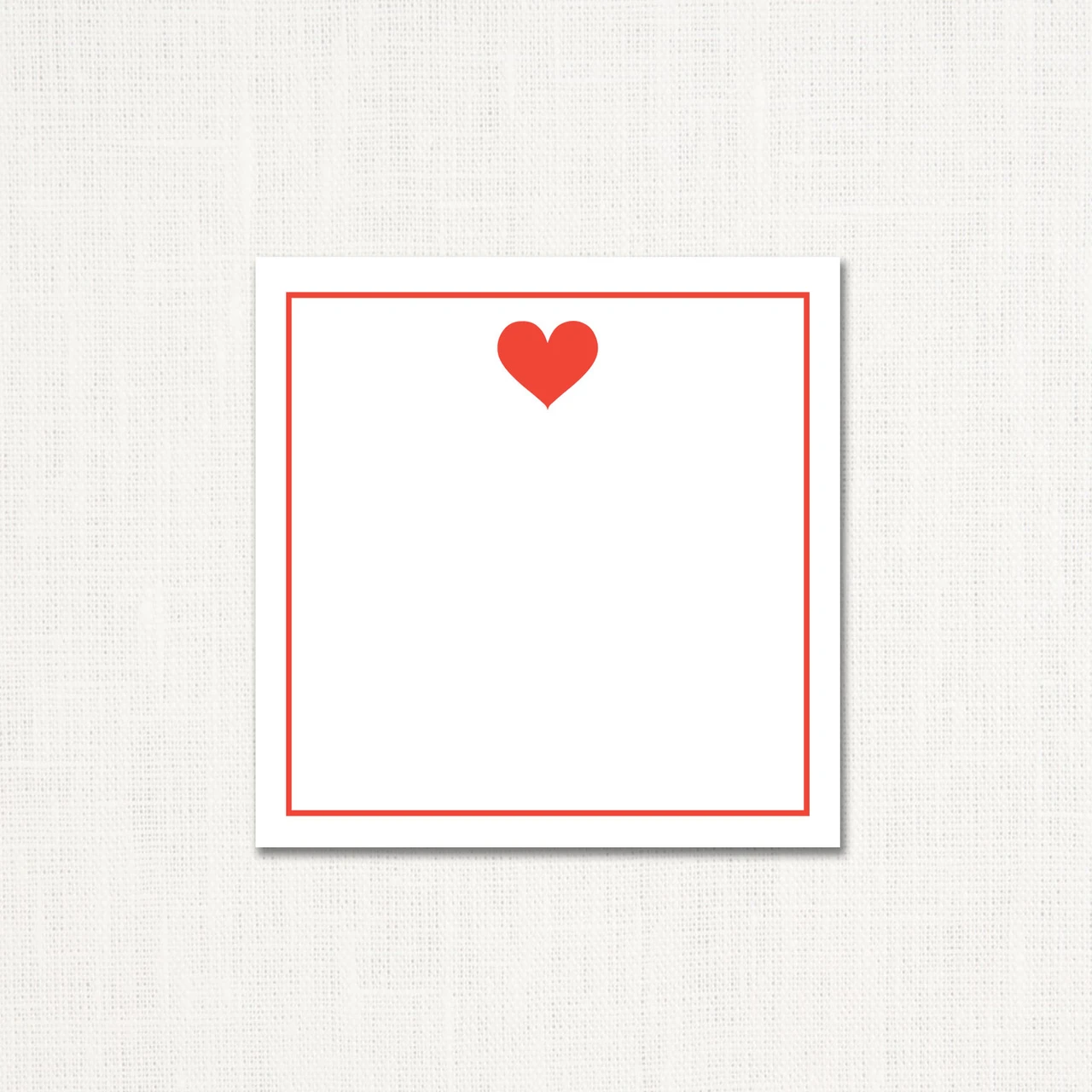 Heart Notepad - Cute Heart Notepad for Writing