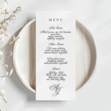 Wedding Menu