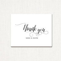 Maria Calligraphy Thank Your Cards wholesale wedding planner affiliate program leslie store