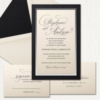 Stephanie Black Wedding Invitations wholesale wedding planner affiliate program leslie store