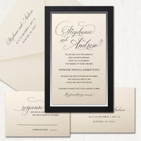 Stephanie Black Wedding Invitations wholesale wedding planner affiliate program leslie store