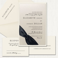 Elizabeth Black Knot Wedding Invitations wholesale wedding planner affiliate program leslie store