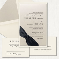 Elizabeth Black Knot Wedding Invitations wholesale wedding planner affiliate program leslie store