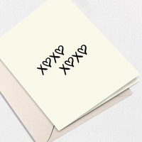 XOXO Greeting Card All Cards Leslie Store