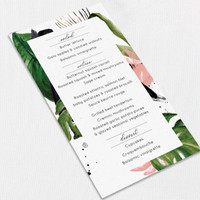 Maddie Wedding Menu Wedding Menu 
