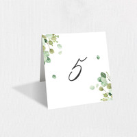 Samanta Table Numbers Table Number Stationery Store & Wedding Invitations by Leslie Store