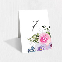 Darling Elizabeth Table Numbers Table Number Stationery Store & Wedding Invitations by Leslie Store