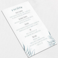 Lana Wedding Menu Wedding Menu Leslie Store