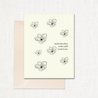 My Favorite Place Greeting Card wholesale wedding planner affiliate program leslie store