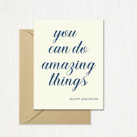 Amazing Things Birthday Greeting Card wholesale wedding planner affiliate program leslie store