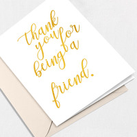 A Friend Greeting Card All Cards Leslie Store