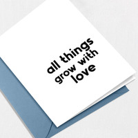 With Love Greeting Card All Cards Leslie Store